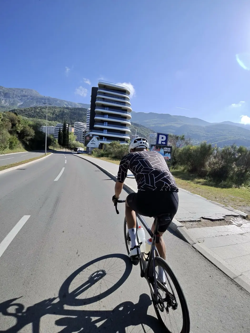 Road cycling around the Bay of Kotor, Montenegro 3