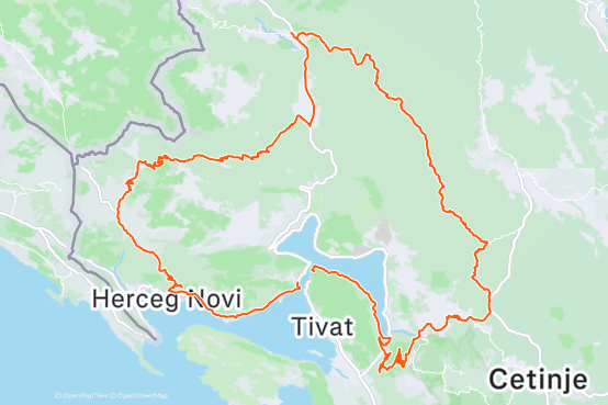 BOKA Road 2 route map